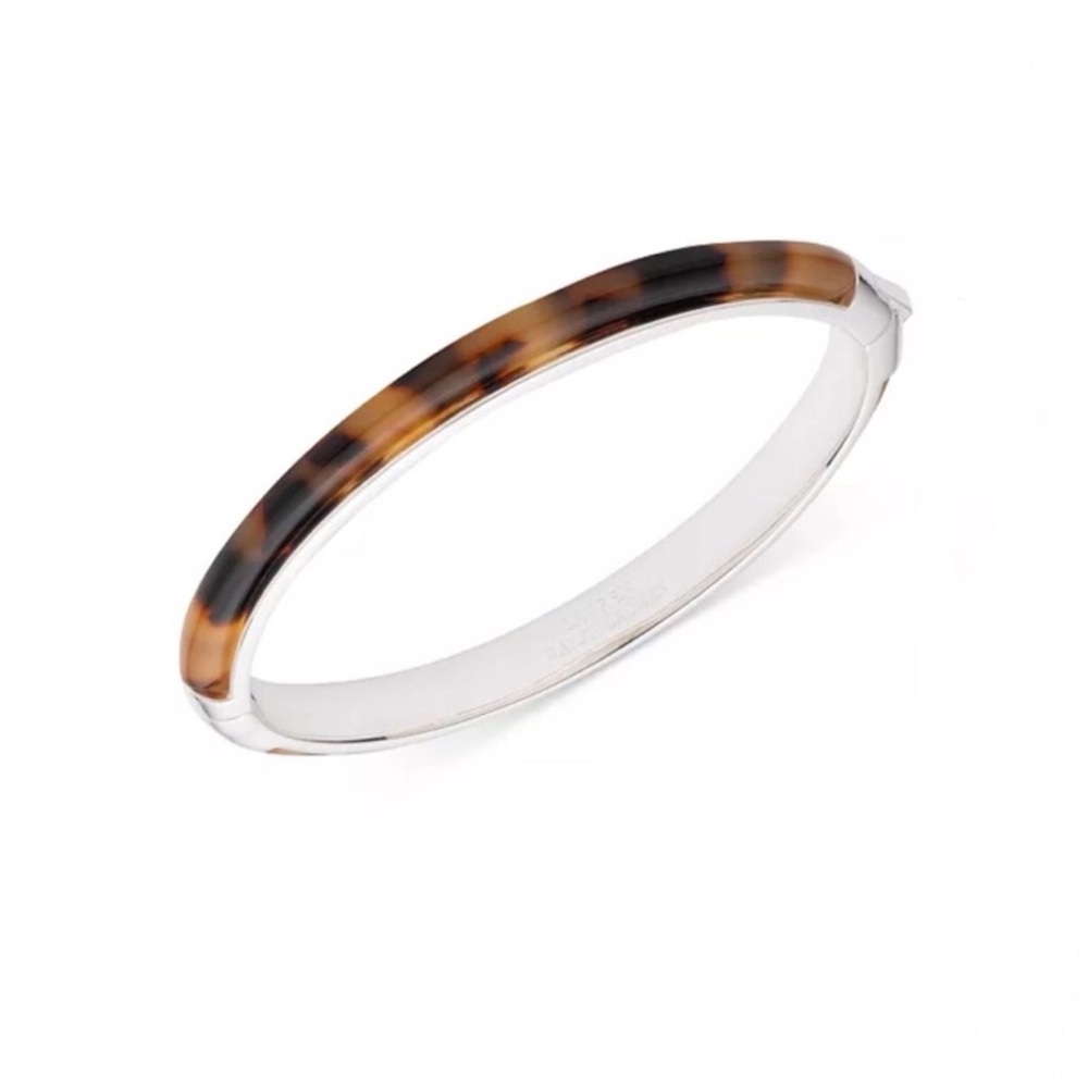 Lauren Ralph Lauren Tortoiseshell and Silver-Tone Bangle Bracelet